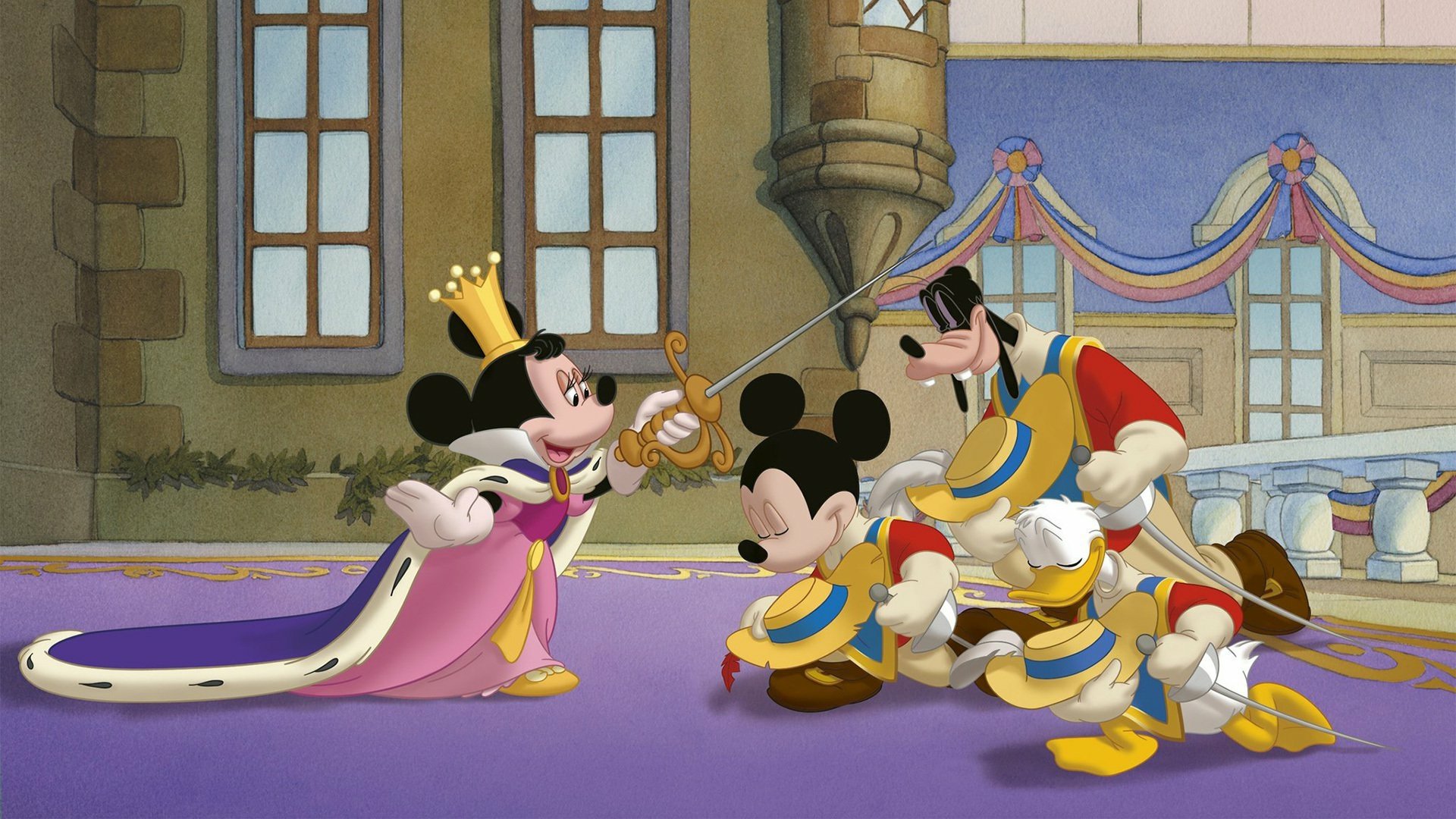 Download Movie Mickey Donald Goofy The Three Musketeers Hd Wallpaper