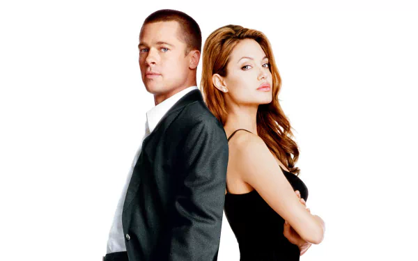 Brad Pitt Angelina Jolie movie Mr. & Mrs. Smith HD Desktop Wallpaper | Background Image