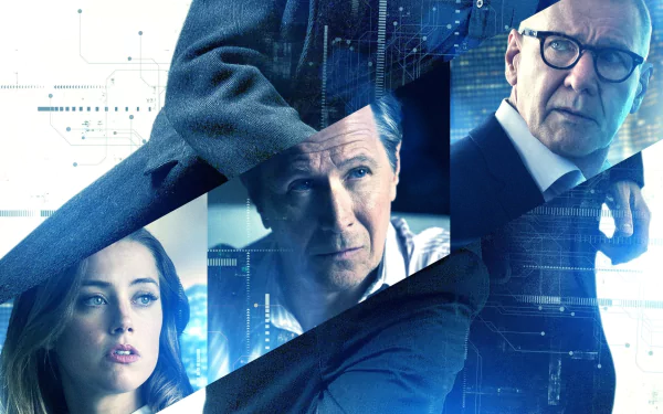 Harrison Ford Gary Oldman Amber Heard movie Paranoia HD Desktop Wallpaper | Background Image