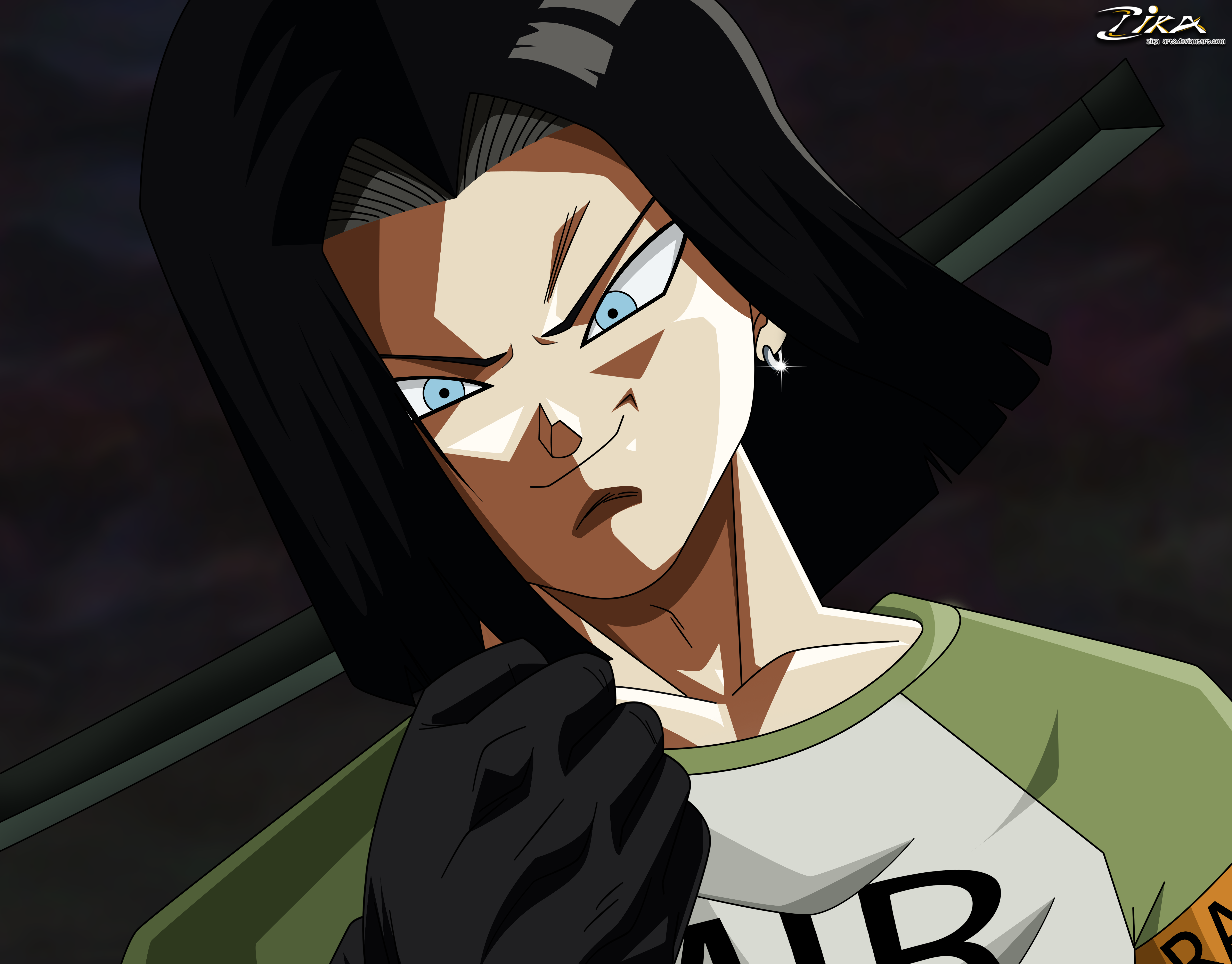 Android 17 (Dragon Ball) 1080P, 2K, 4K, 5K HD wallpapers free