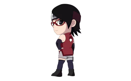 Sarada Uchiha Anime Boruto HD Desktop Wallpaper | Background Image
