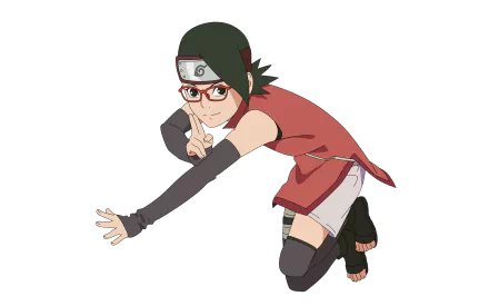 Sarada Uchiha Anime Boruto HD Desktop Wallpaper | Background Image