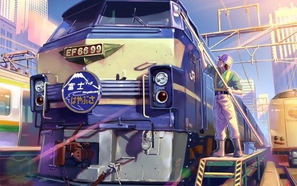 Anime Original Train HD Wallpaper | Background Image