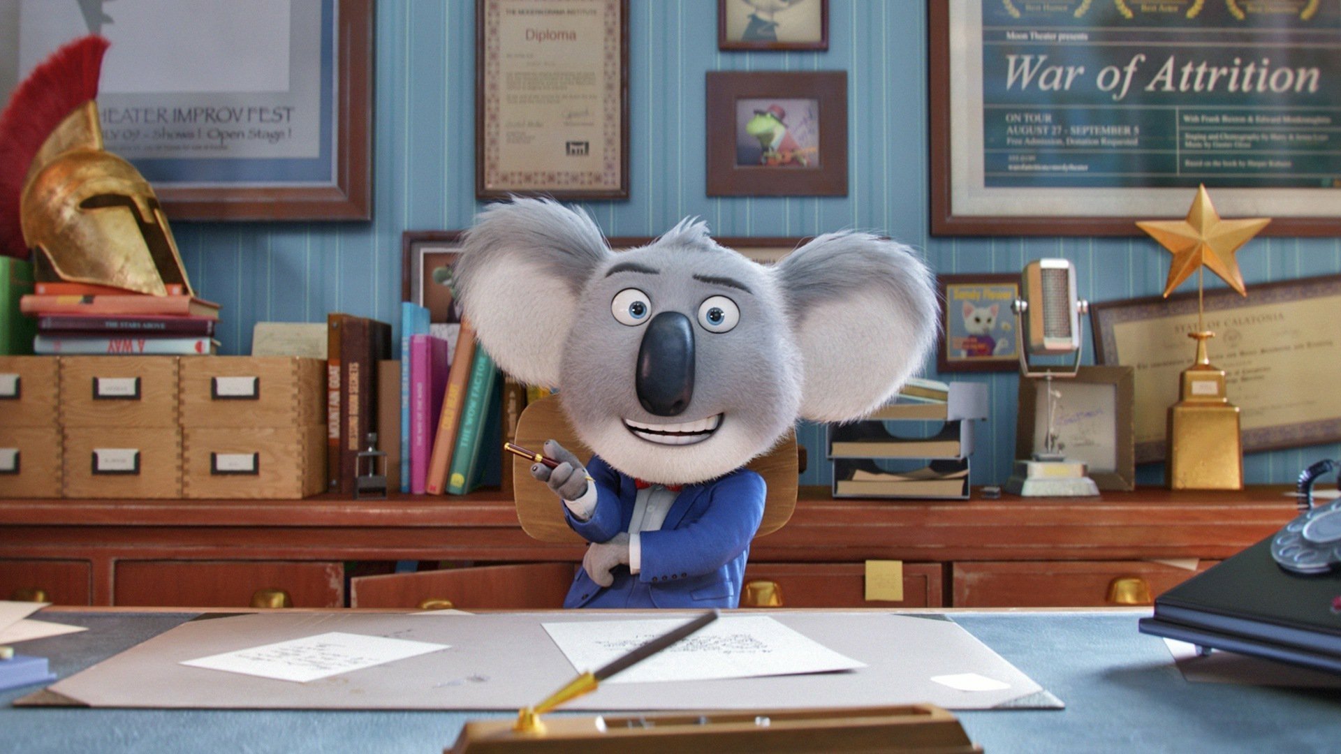 Download Buster Moon Movie Sing HD Wallpaper