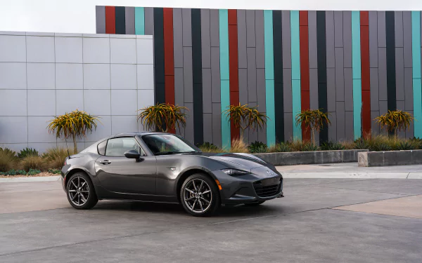 silver car car Mazda vehicle Mazda MX-5 HD Desktop Wallpaper | Background Image