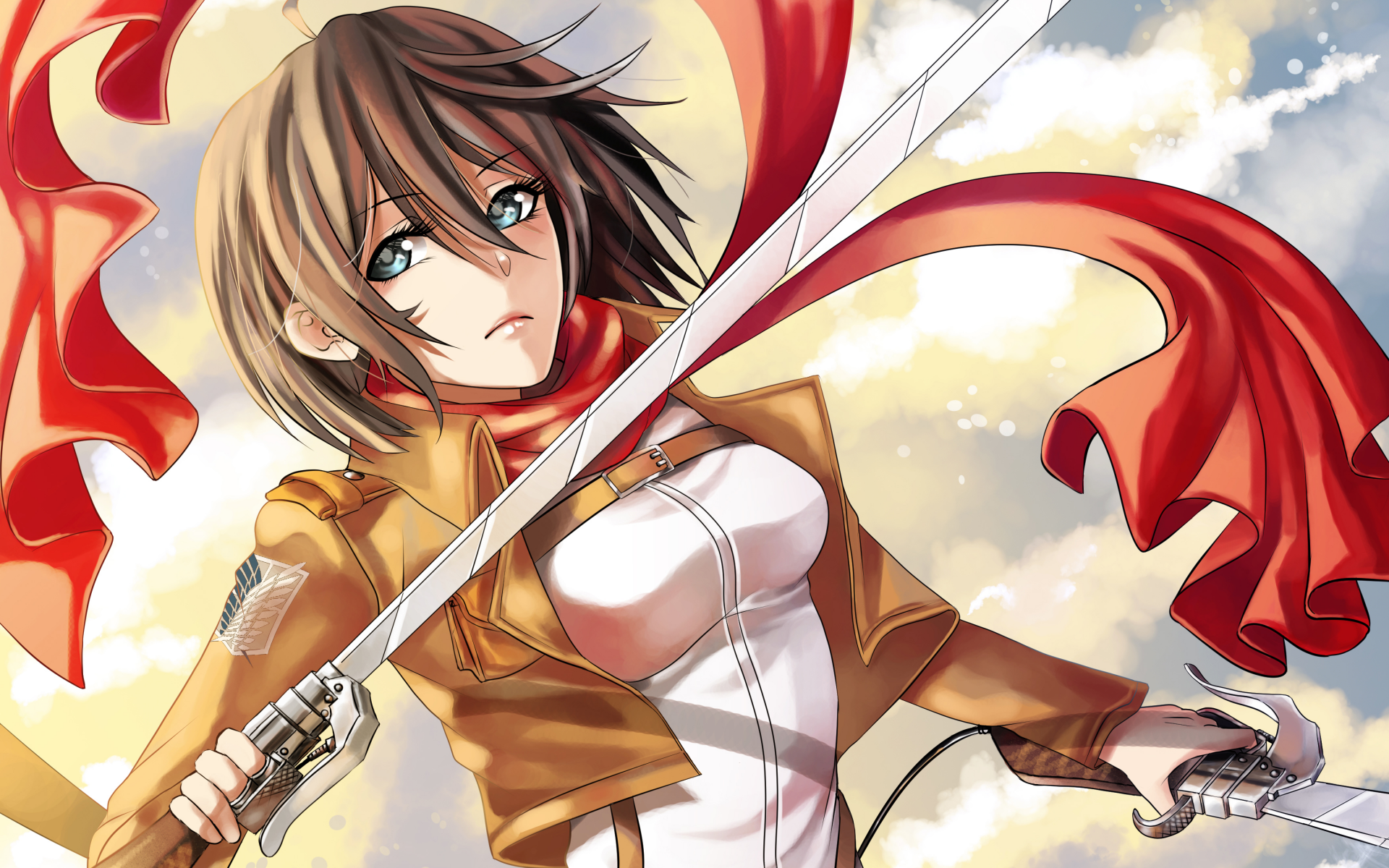 Download Mikasa Ackerman Attack On Titan Anime HD Wallpaper