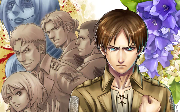 Petra Ral Gunther Schultz Erd Gin Auruo Bossard Eren Yeager Attack on Titan Anime HD Desktop Wallpaper | Background Image