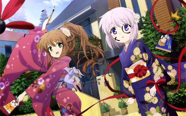 Anime Rewrite Kagari Kotori Kanbe HD Wallpaper | Background Image