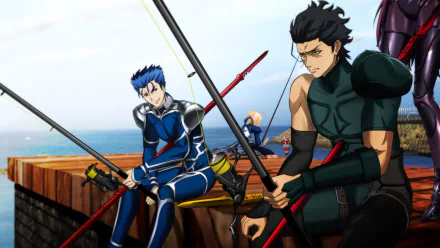 Diarmuid Ua Duibhne Saber (Fate Series) Cu Chulainn Scathach (Fate/Grand Order) Anime Fate/Grand Order HD Desktop Wallpaper | Background Image