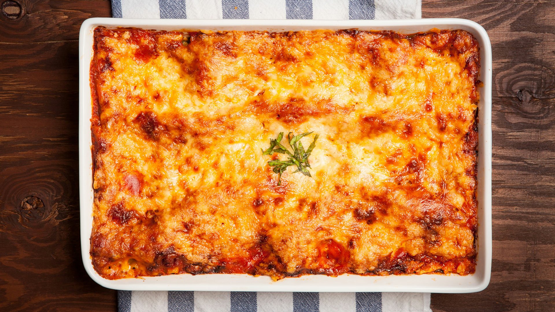 Download Meal Food Lasagna HD Wallpaper