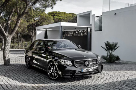black car car Mercedes-Benz vehicle Mercedes-Benz E-Class HD Desktop Wallpaper | Background Image