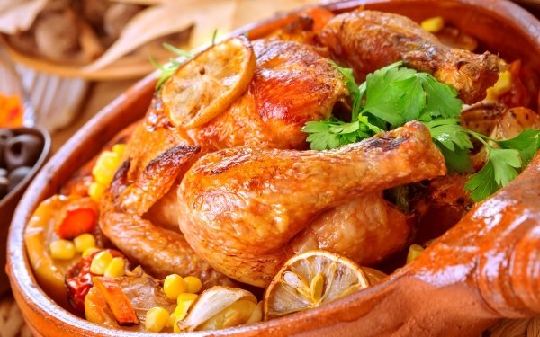 Food Chicken Meat HD Wallpaper | Background Image