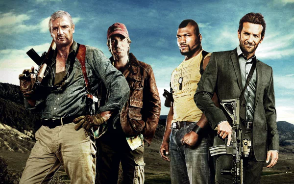 sharlto copley Bradley Cooper Liam Neeson Quinton Jackson movie The A-Team HD Desktop Wallpaper | Background Image