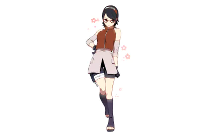 Sarada Uchiha Anime Boruto HD Desktop Wallpaper | Background Image