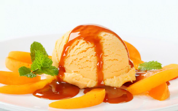 mango fruit dessert food ice cream HD Desktop Wallpaper | Background Image