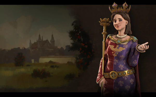 Poland Jadwiga of Poland video game Civilization VI HD Desktop Wallpaper | Background Image
