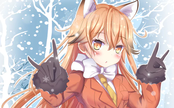 Ezo Red Fox (Kemono Friends) Anime Kemono Friends HD Desktop Wallpaper | Background Image