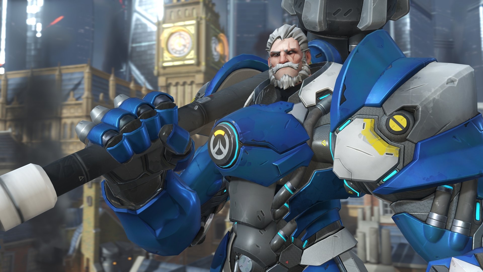 Download Reinhardt (Overwatch) Video Game Overwatch HD Wallpaper