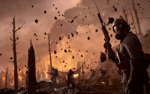Video Game Battlefield 1 Battlefield Soldier Battle Gas Mask HD Wallpaper | Background Image