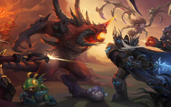 Kael'thas Sunstrider Abathur (StarCraft) Diablo Sarah Kerrigan Tychus Findlay Demon Hunter (Diablo III) battle video game Heroes of the Storm HD Desktop Wallpaper | Background Image
