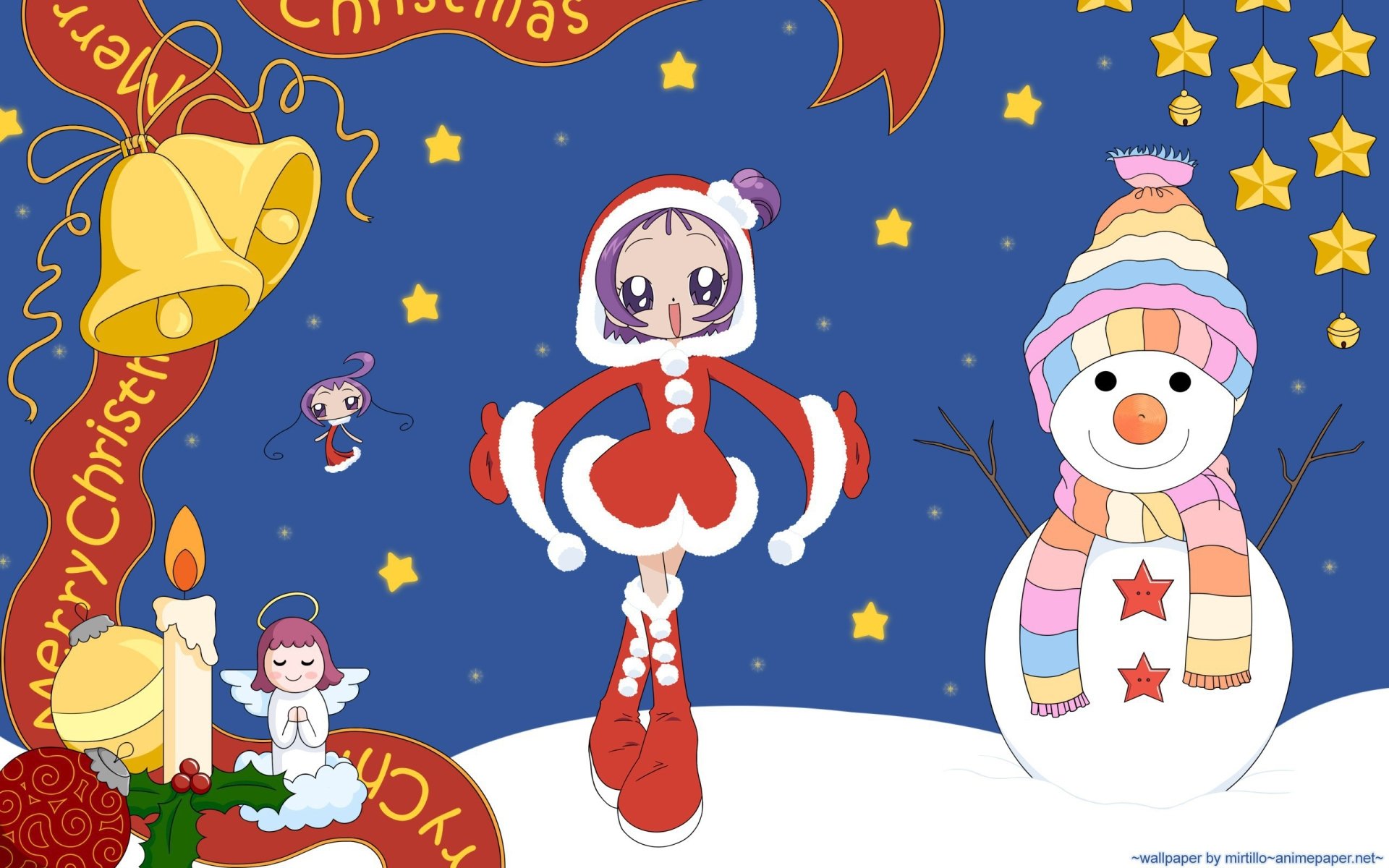 Download Anime Ojamajo Doremi HD Wallpaper