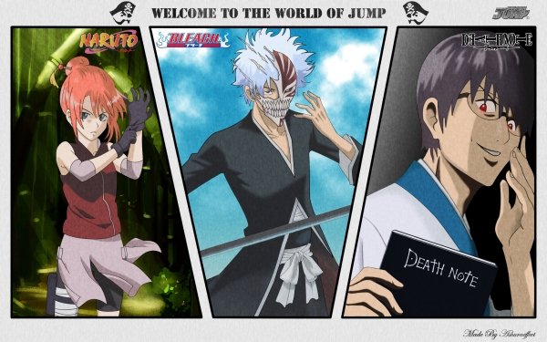 Anime Crossover Gintama Bleach Naruto Death Note Fond d'écran HD | Image