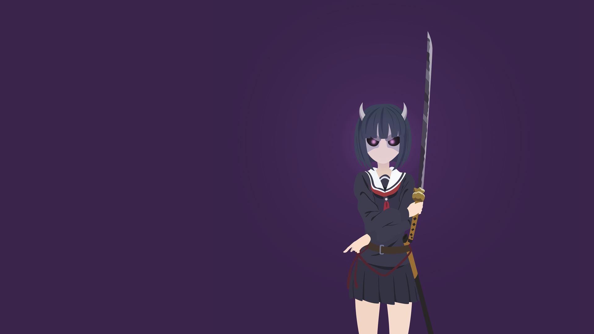Download Rin Onigawara Anime Armed Girl's Machiavellism 4k Ultra HD Wallpaper
