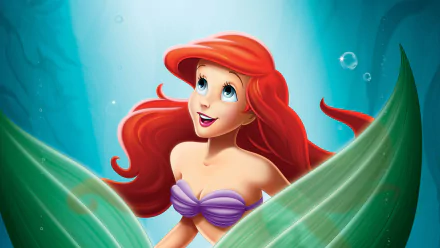 The Little Mermaid red hair mermaid Ariel (The Little Mermaid) movie The Little Mermaid (1989) HD Desktop Wallpaper | Background Image