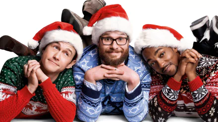 Anthony Mackie Seth Rogen Joseph Gordon-Levitt movie The Night Before HD Desktop Wallpaper | Background Image