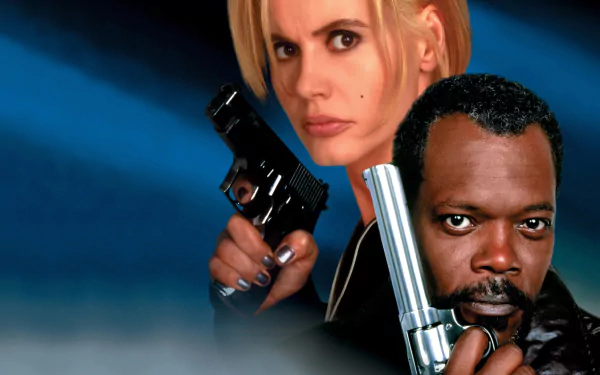 Samuel L. Jackson Geena Davis movie The Long Kiss Goodnight HD Desktop Wallpaper | Background Image