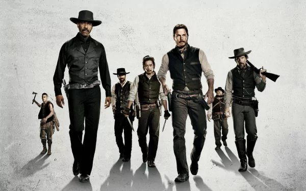 Chris Pratt movie The Magnificent Seven (2016) HD Desktop Wallpaper | Background Image