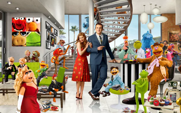 Jason Segel Amy Adams movie The Muppets (TV Show) HD Desktop Wallpaper | Background Image