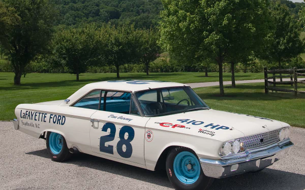 NASCAR Ford Galaxie 500 XL 427 Lightweight vehicle ford galaxie 500 HD Desktop Wallpaper | Background Image