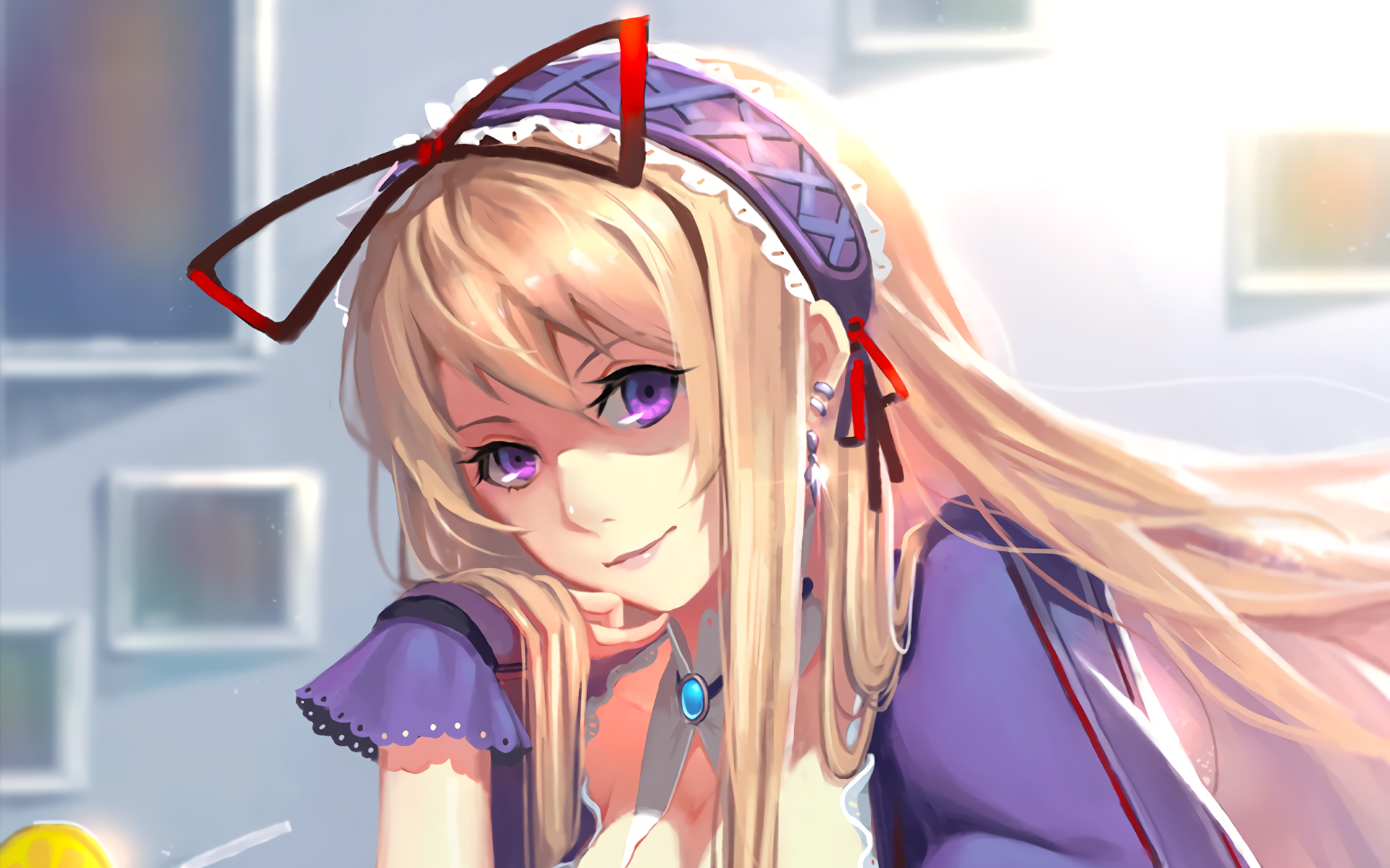 Download Yukari Yakumo Anime Touhou HD Wallpaper