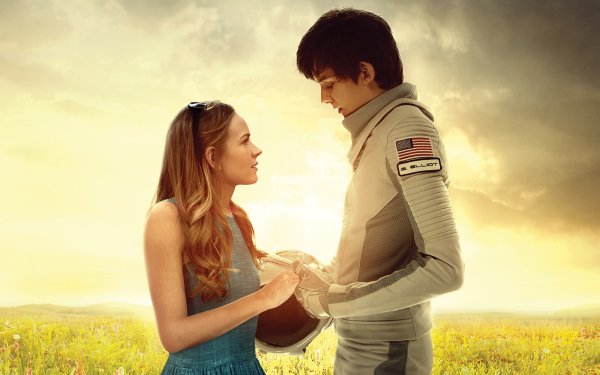 Movie The Space Between Us Brittany Robertson Asa Butterfield HD Wallpaper | Background Image