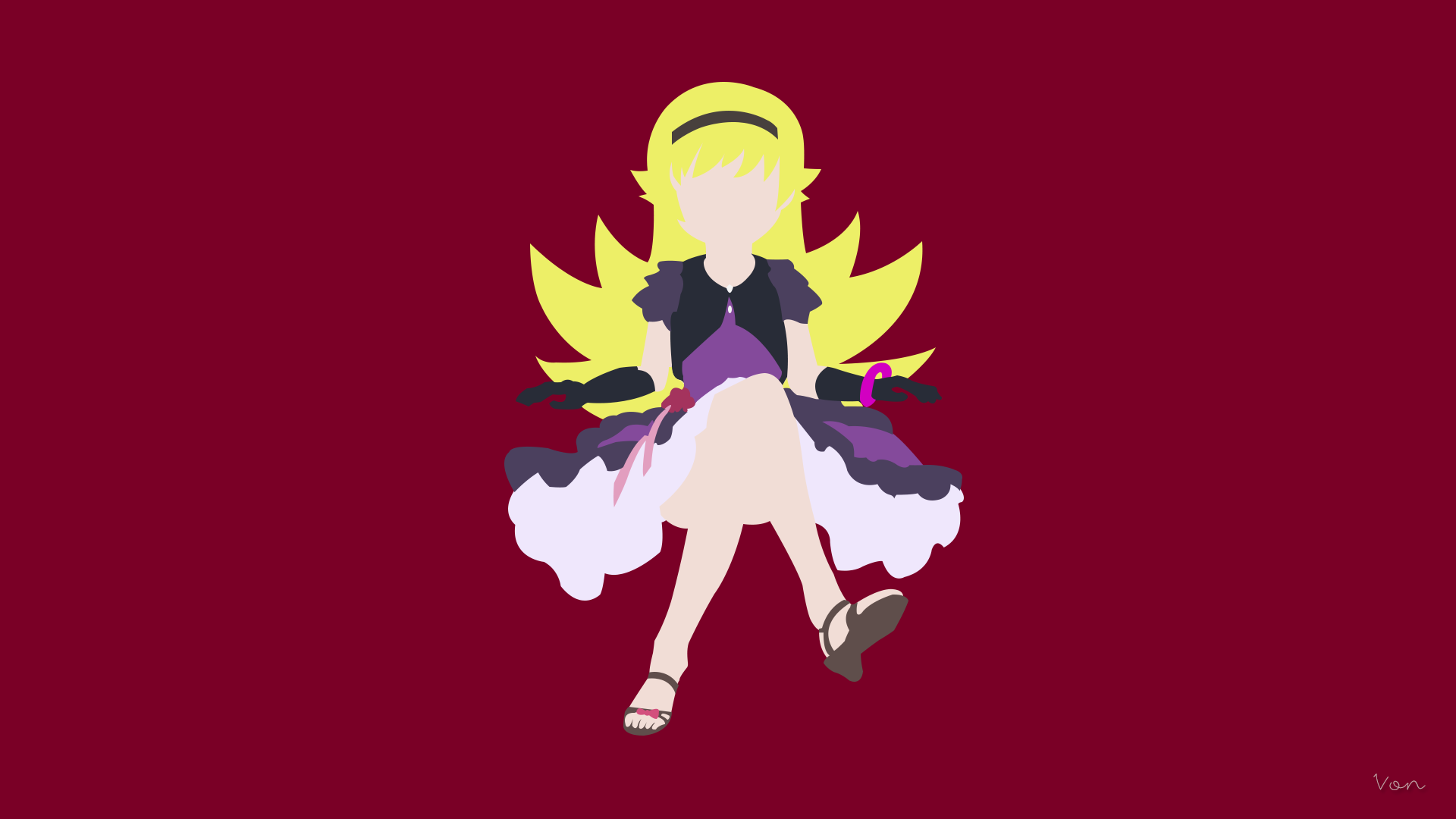 Download Shinobu Oshino Anime Monogatari (Series) HD Wallpaper