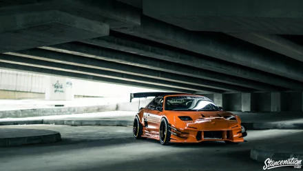 orange car Toyota vehicle Toyota MR2 HD Desktop Wallpaper | Background Image
