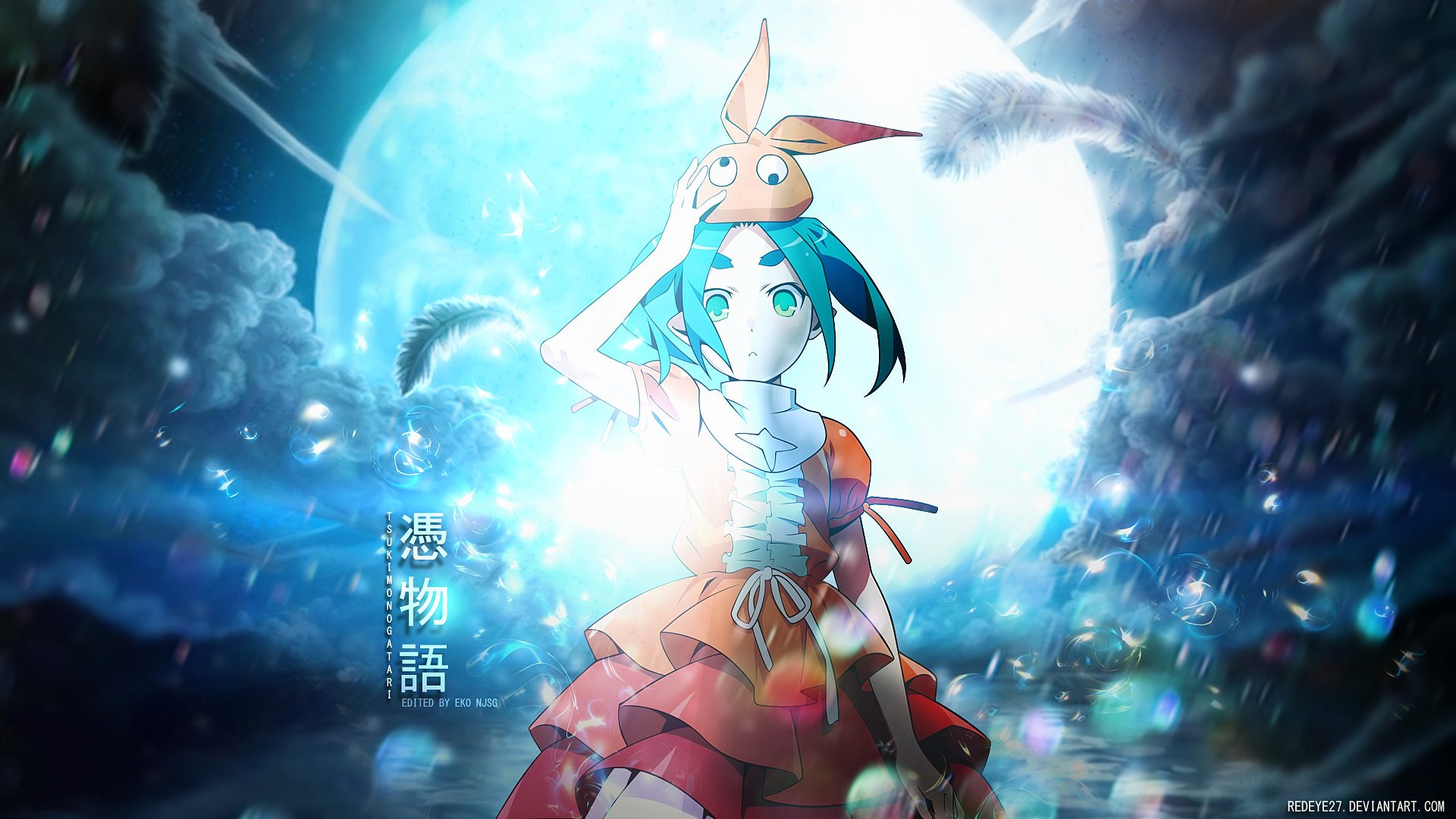 Yotsugi Ononoki 高清壁纸 桌面背景 19x1080