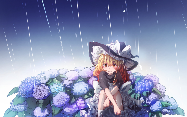 Anime Touhou Marisa Kirisame HD Wallpaper | Background Image