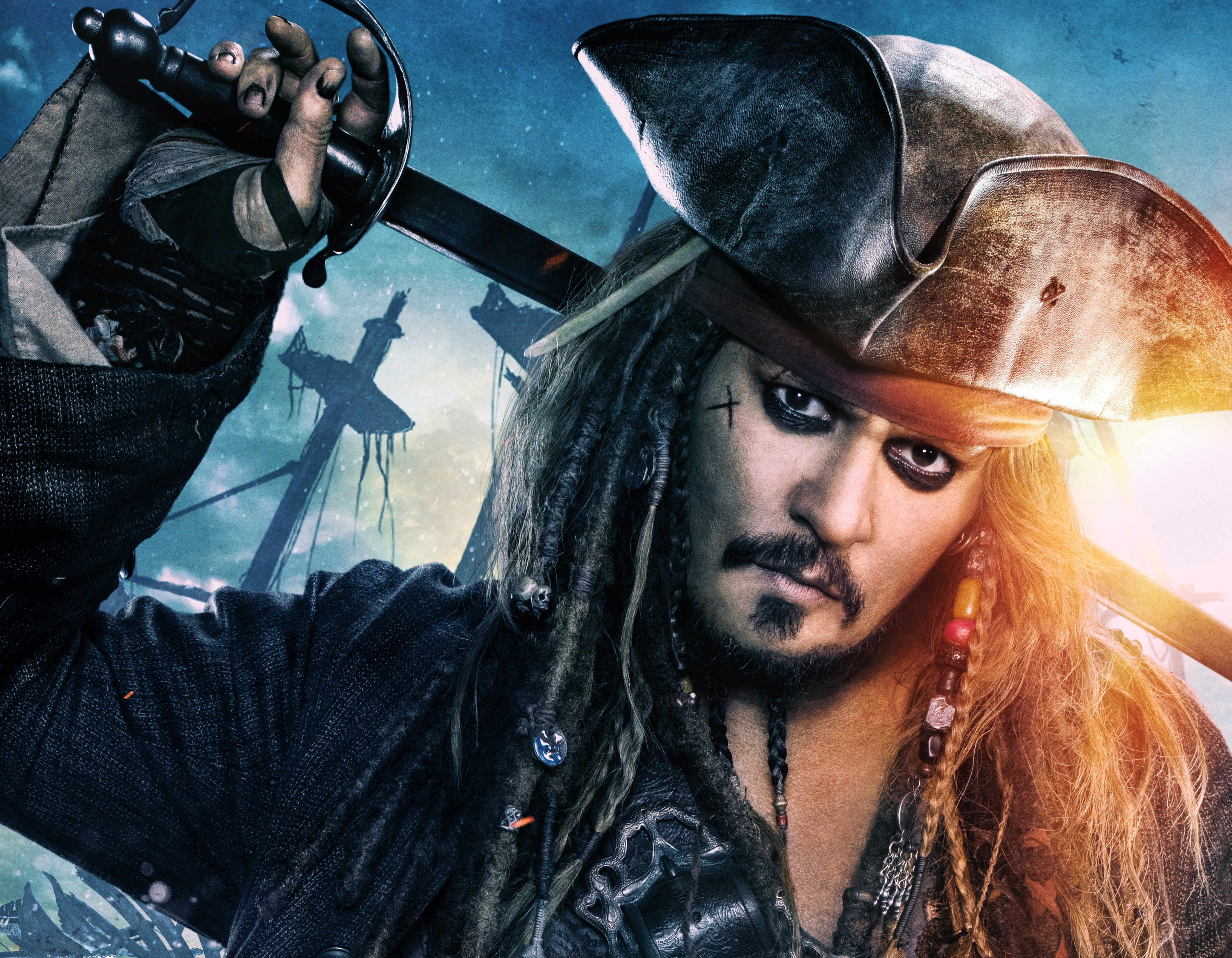 Pirates Of The Caribbean Jack Sparrow 4K Ultra HD Wallpaper Pirates Of The Caribbean Jack Sparrow 4K Ultra HD Wallpaper