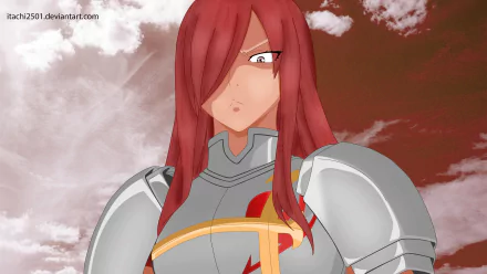 Erza Scarlet Anime Fairy Tail HD Desktop Wallpaper | Background Image