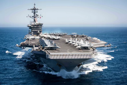 warship warplane aircraft carrier military USS Theodore Roosevelt (CVN-71) HD Desktop Wallpaper | Background Image