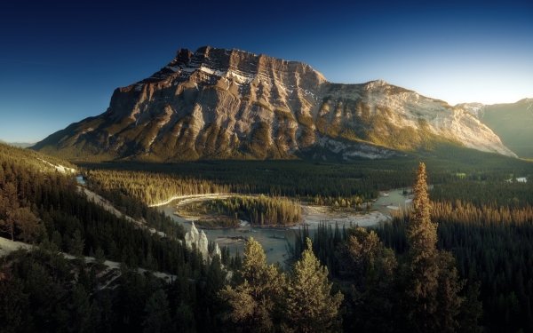 Earth Landscape Nature Forest River Mountain HD Wallpaper | Background Image