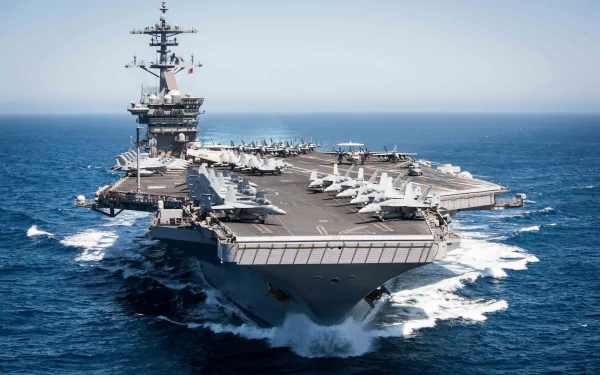 warship warplane aircraft carrier military USS Theodore Roosevelt (CVN-71) HD Desktop Wallpaper | Background Image