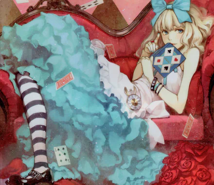 Alice (Alice in Wonderland) Anime Alice In Wonderland HD Desktop Wallpaper | Background Image