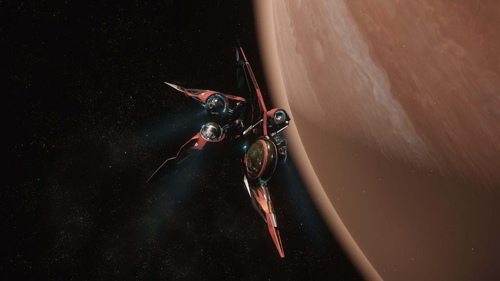 Download Planet Space Spaceship Video Game Star Citizen Hd Wallpaper