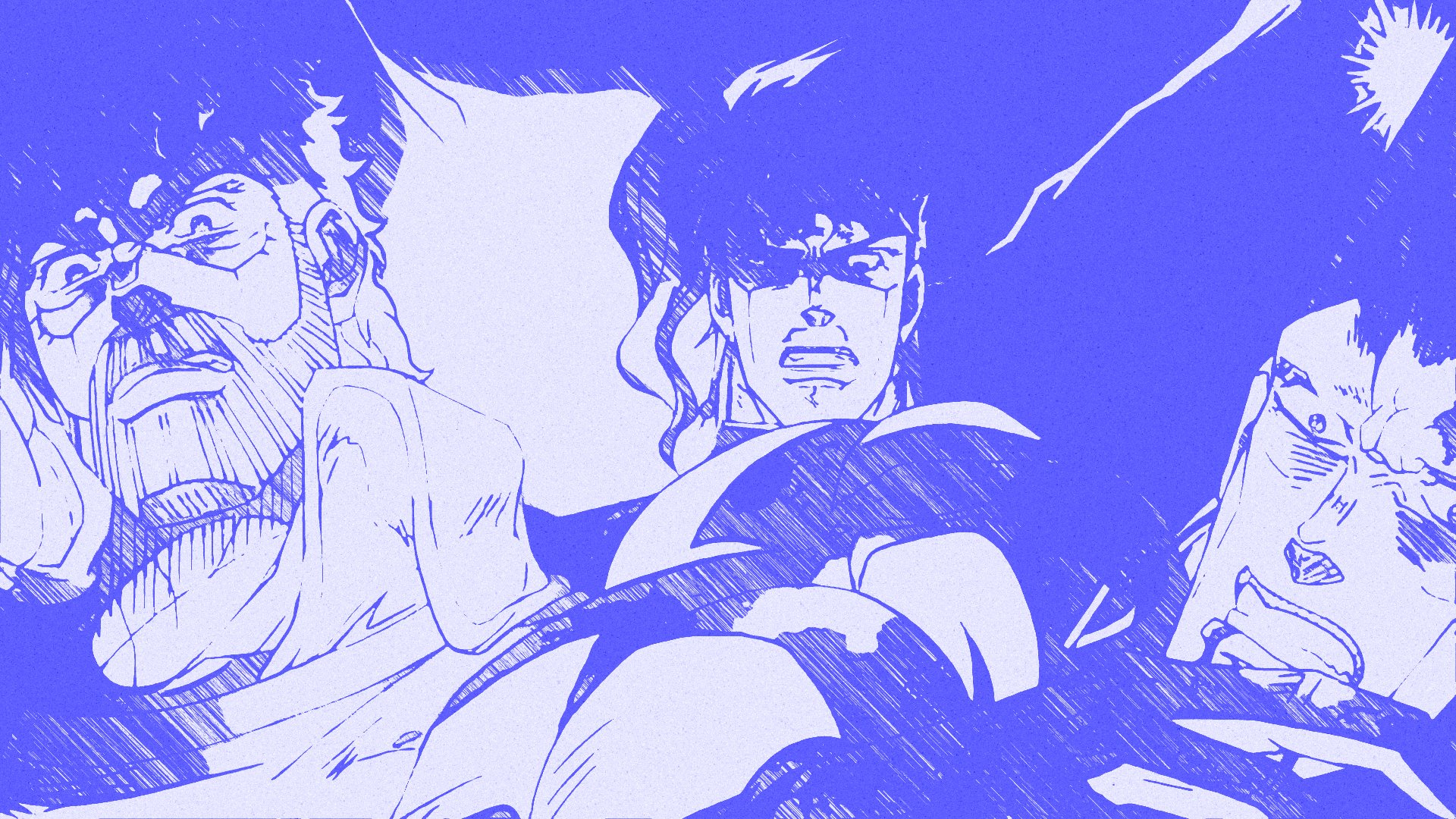 Download Noriaki Kakyoin Jean Pierre Polnareff Joseph Joestar Anime Jojo's Bizarre Adventure HD Wallpaper