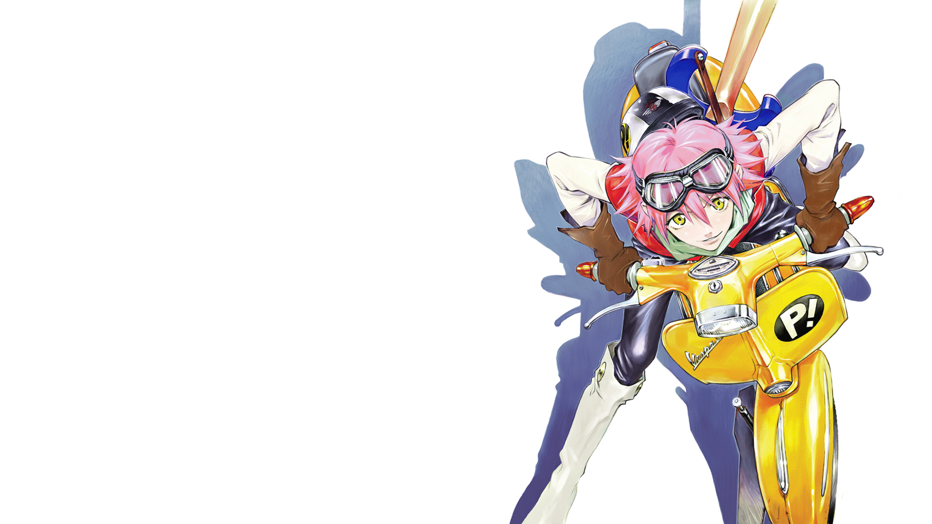 Download Haruko Haruhara Anime FLCL HD Wallpaper By Sadamoto Yoshiyuki