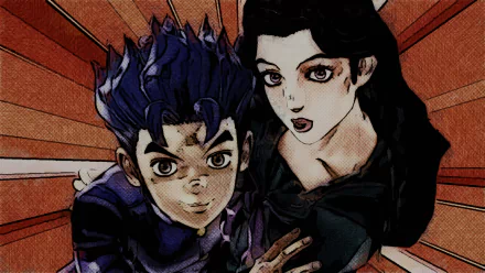 Yukako Yamagishi Koichi Hirose Anime Jojo's Bizarre Adventure HD Desktop Wallpaper | Background Image