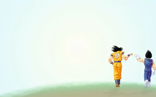 Vegeta (Dragon Ball) Goku Anime Dragon Ball Z Goku & Vegeta HD Desktop Wallpaper | Background Image
